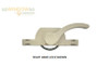 Right Hand double hung sash lock: 