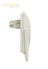  White Sash Lock  ( LINK STYLE) reversible, Works with Left or Right hand casement