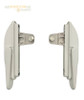  White Sash Lock  ( LINK STYLE) reversible, Works with Left or Right hand casement