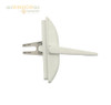  White Sash Lock  ( LINK STYLE) reversible, Works with Left or Right hand casement