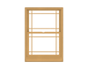 Frontline Full Surround DOUBLE HUNG grilles PRAIRIE STYLE