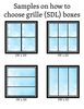 Frontline UNASSEMBELED PICTURE WINDOW grilles SQUARE BOX STYLE