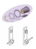  Hurd Bush kit for W&F handle set on  for the Old Hurd swing patio door( Special order no returns)