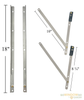 18'' Awning hinge arms & tracks LCN# 199952 RH trk, 199590 KH trk, 180087 RH hng, 180085 LH hng