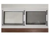Custom sized "GLIDER"replacement storm /screen combination , Slides from left to Right (AS VIEWED FROM EXTERIOR) actual stom unit size to be  58 1/32 wide x 45 15/16 high/special order no returns/Discount of $200 ea if 5 or more purchased) 