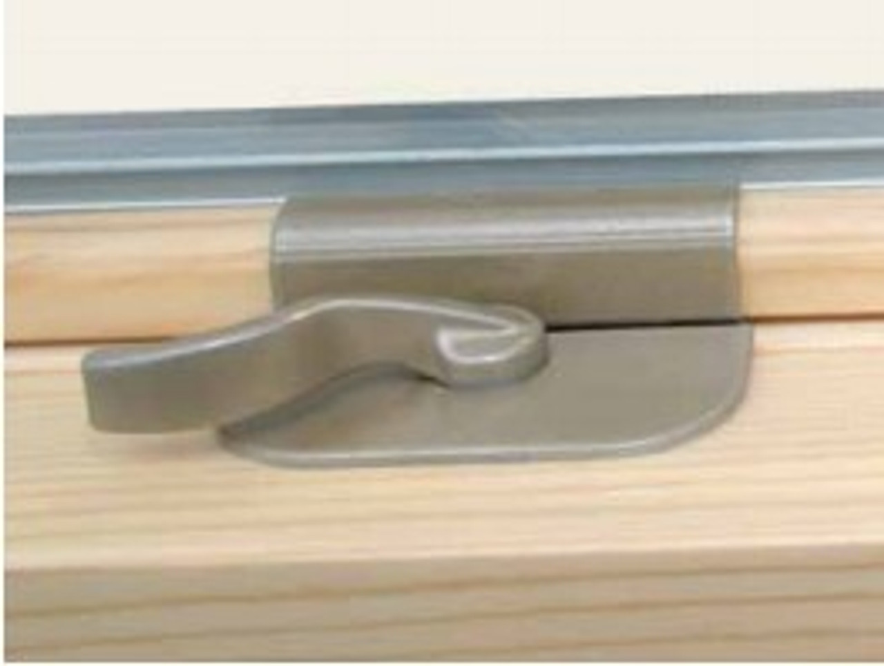 Sash lock (recessed)  with keeper, protector and screws for Lincoln window for units manufactured spring 2004 to present