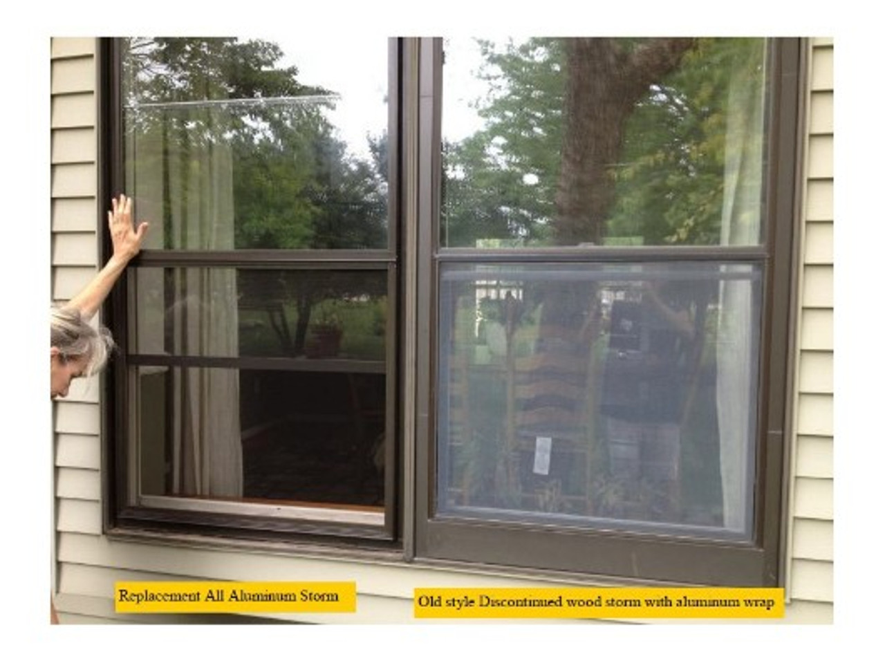 Semco double hung replacement storm /screen combination  (must order a minimum of 5 units , can mix the sizes)