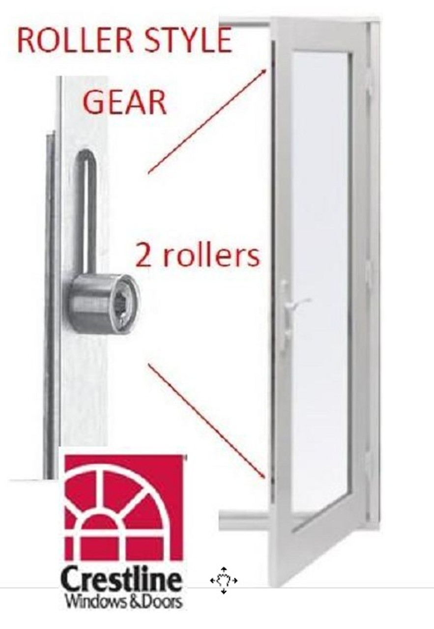 Hoppe: 2771546 replacement Roller gear for the 37'' handle height for crestline 113 door ONLY! 16mm ( or 5/8'') face plate 