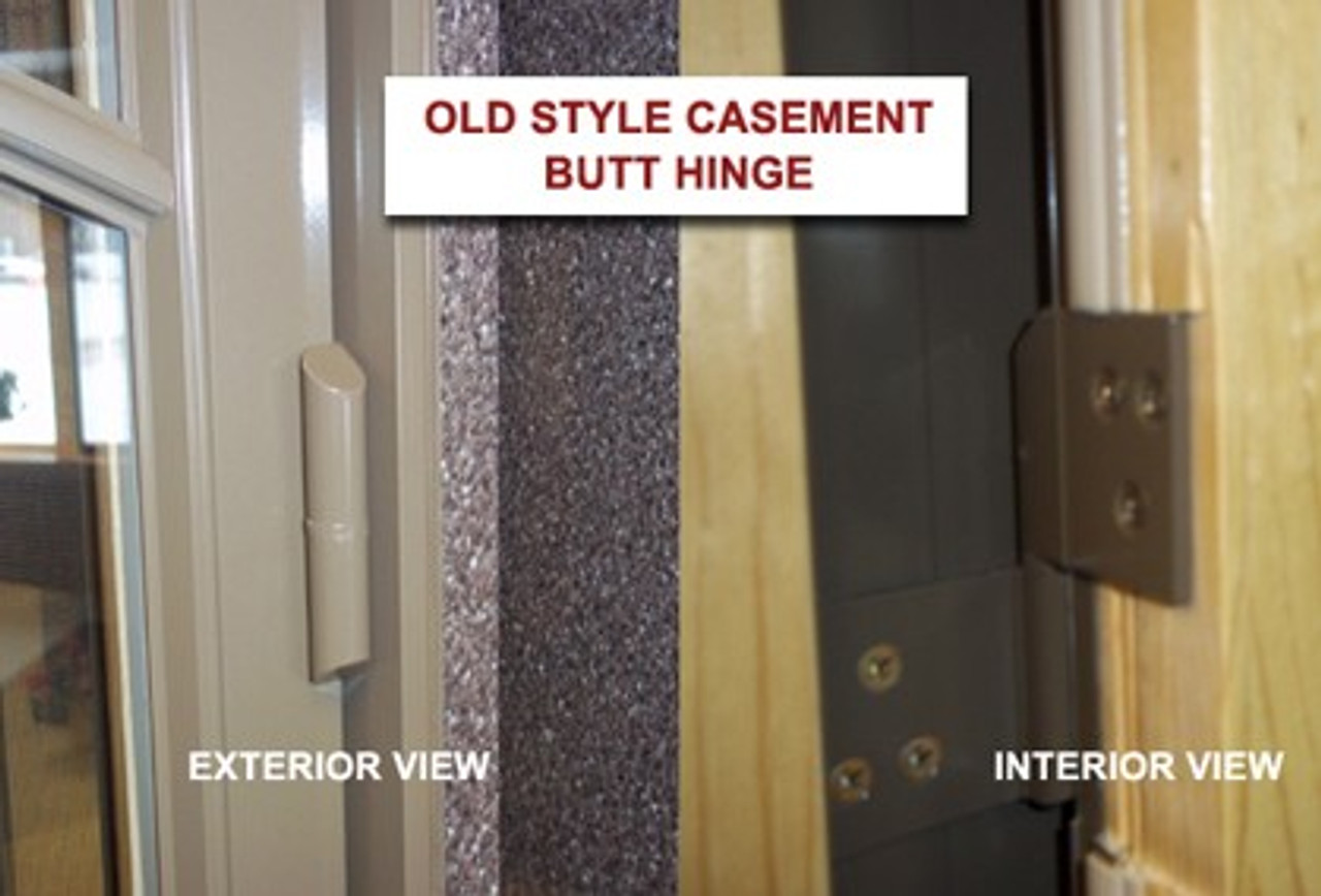 Semco "OLD STYLE" Butt hinge  for French casement (sent in miscellaneous colors only, Job site paint))