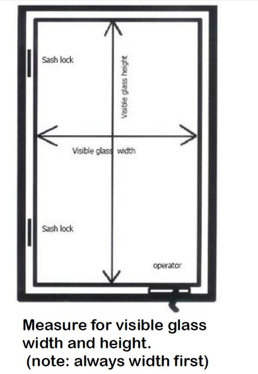 how to measure visible glass