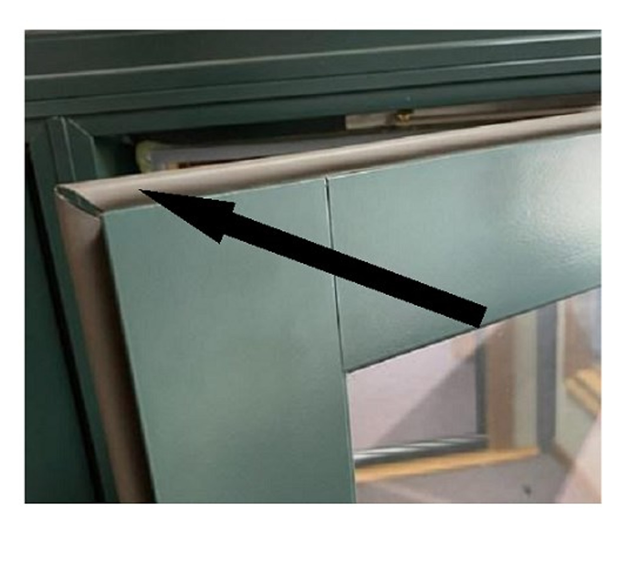 Hurd "ENERGY SAVER"  Clad Casement & Awning SASH only weather strip: kit Comes with qty (4) 70'' pieces