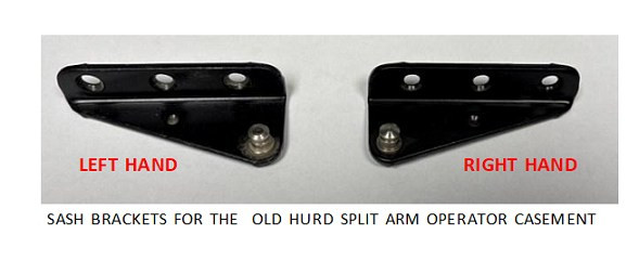 Casement sash bracket for the old Hurd Split arm operator ( sold as each, choose right hand or laft hand)