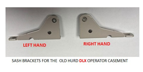 Casement sash bracket for the old DLX arm operator ( sold as each, choose right hand or laft hand)