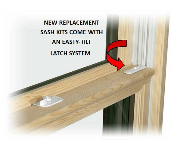 1980-1995 (CLEAR GLASS ONLY) Double Hung replacement sash kits to  fit old SEMCO "Compression Tilt"  Window manufactured from 1980 to  1996   