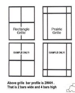 1996-2020 (GRILLE BETWEEN THE GLASS ONLY) Double Hung replacement sash kits to  fit old SEMCO "Easy Tilt"  Window manufactured from 1996 to 2020