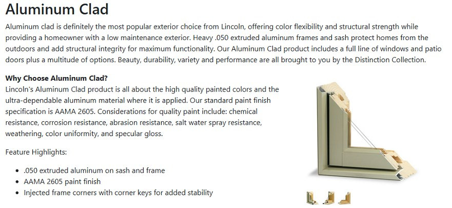 Mace Complete gliding window : U.D. 95-3/8" x 47-1/2, hartford green clad exterior, clear pine interior, low-e 272 glass, 4 9/16 jamb, silver spacer , coppertone hardware , green screen.