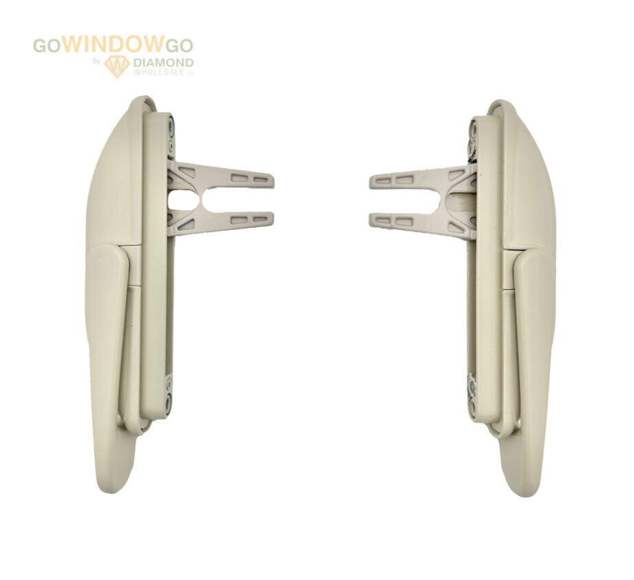 Almond Sash Lock  ( 1/2'' FORK STYLE) reversible, Works with Left or Right hand casement