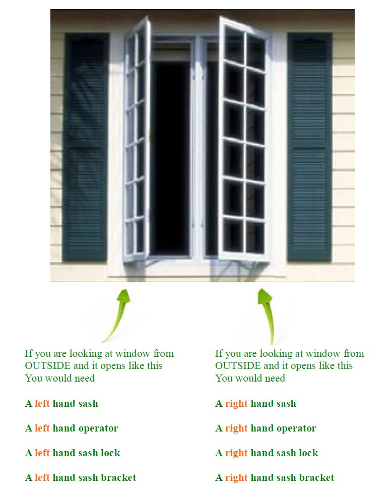 Copy of Operator Encore style with screws for casements 2008 -present