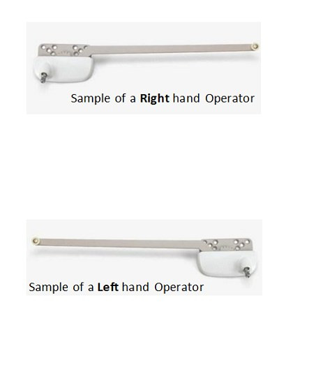 old style straight arm operator (current replacement is the ellipse style)