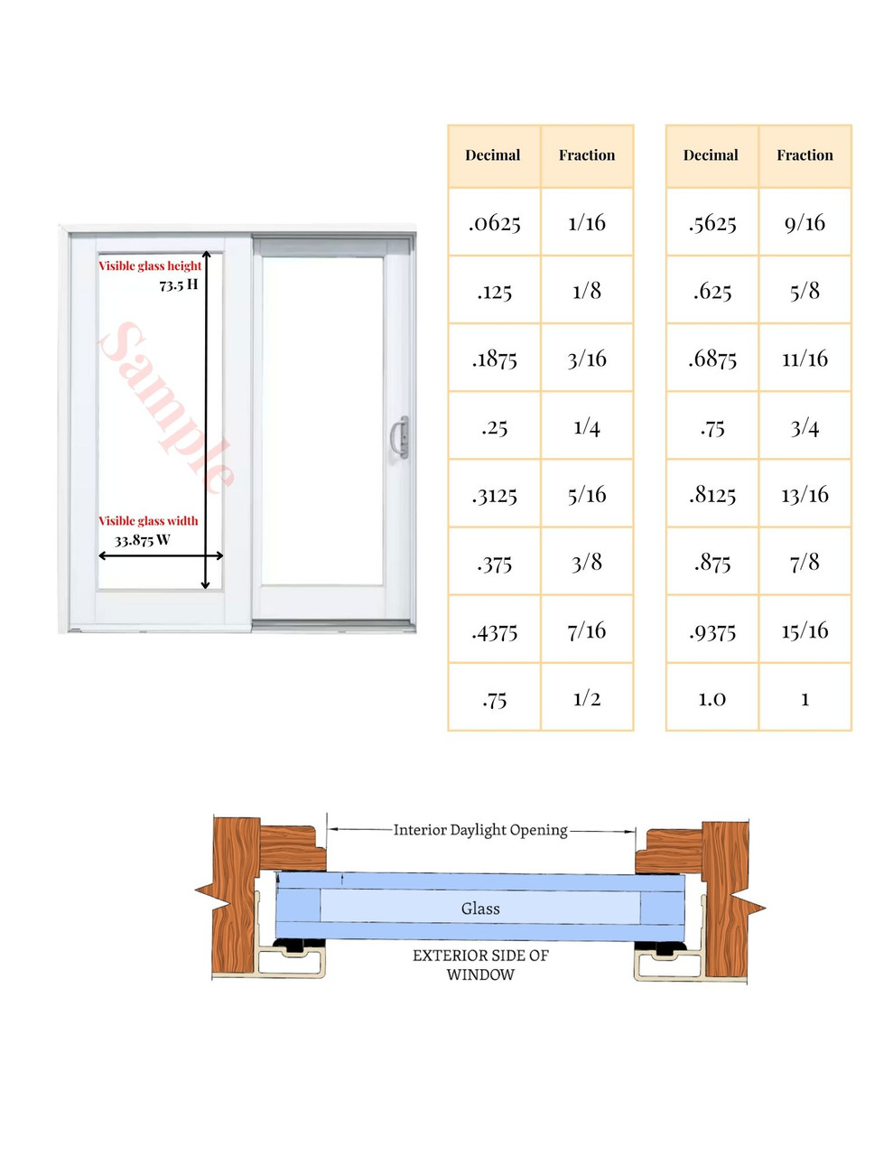 Front Line Full Surround  For PATIO DOORS - SQUARE BOX STYLE