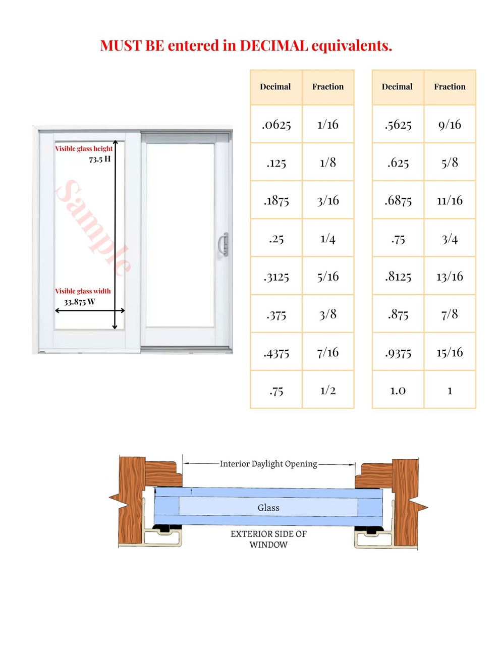 Front Line Full Surround  For PATIO DOORS - PRAIRIE STYLE