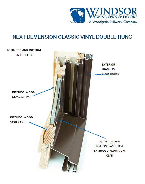 Peter Novak 24/2024 Cottage Style flex back liners have visible glass per each sash of 23" W x 23'' H bottom sash & 19" H top sash: Liner height of 50 3/8" - LH & RH Balance  Warranty on order 4001629