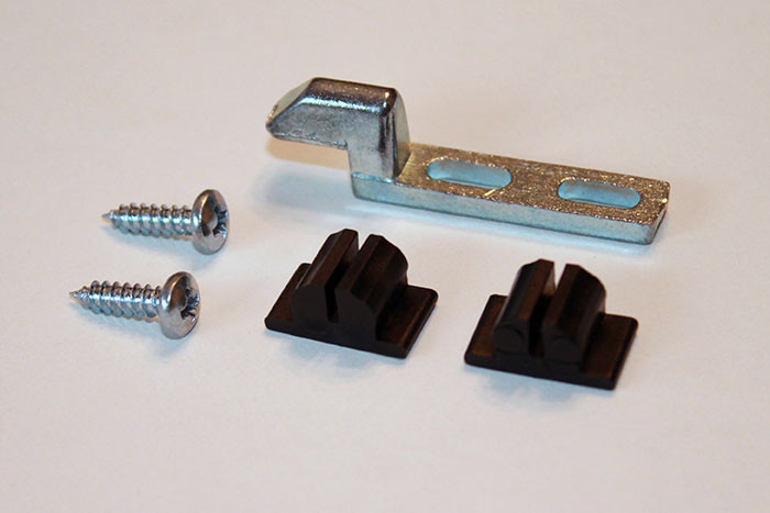 Slding screen door latch keeper 2001-present 2268464. with screws