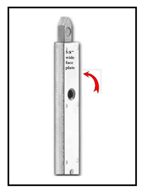 Hoppe: 16mm(5/8'' faceplate) Shootbolt gear for ACTIVE door