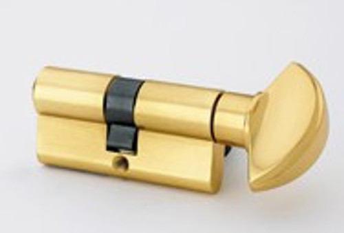 hoppe 90 degree cresent knob KEYED cylinder for 1 3/4 & 2 1/4 thick panels