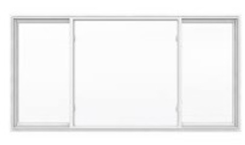 Windsor "Pinnacle" clad  TRIPLE glider sash replacement vintage 2000 to present