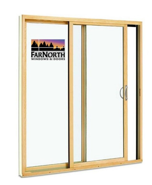 DISCONTINUED 2-PANEL AND 3-PANEL SLIDING DOOR FITS SIZES FOR THUED SCHERER FAR NORTH CLAD SLIDING DOOR / LOW-E 270 GLASS /4 9/16 JAMB/2 1/2'' STYLES & RAILS/SCREEN INCLUDED