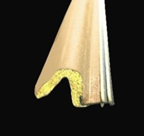 Shelter Hinged door weather strip kit for side and head jamb offered in tan color only OSVIQ (comes with qty (3) 82'' pieces)