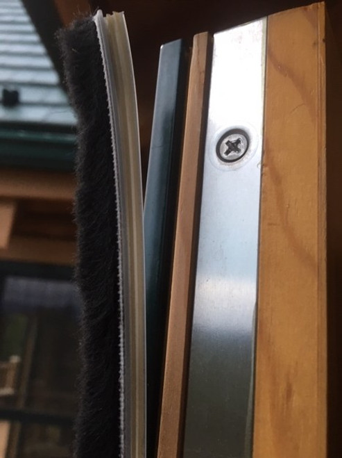 Park Vue 82''  SWVIQ Pile Q-lon  weather strip for Astragal on double operating french door