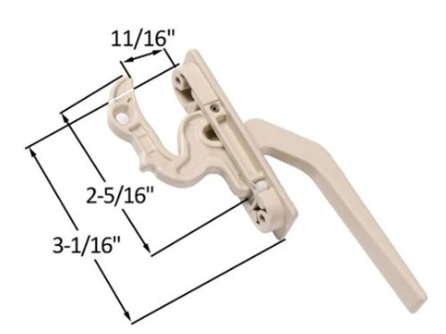 Windsor old style single point lock for the all vinyl casement lock