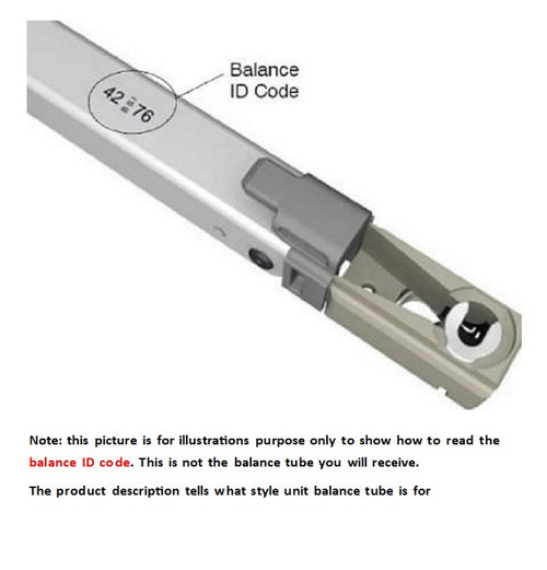 Pair (qty 2) Windsor Next Demension Series double hung inverted Balance tubes for vinyl double hung manufactured 2010 to present ( these are to include qty (2) new balance shoes SAP# 10054756  and qty (4) Balance screws   SAP# 10053112