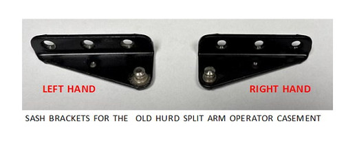 Casement sash bracket for the old Hurd Split arm operator ( sold as each, choose right hand or laft hand)