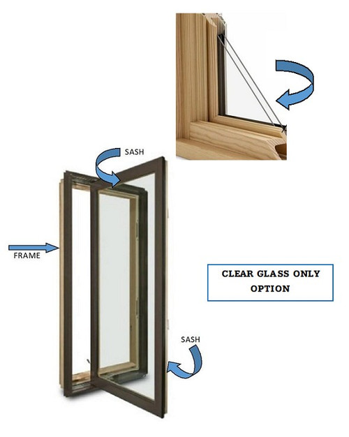 Kolbe Classic Series  (CLEAR GLASS ONLY) REPLACMENT SASH 