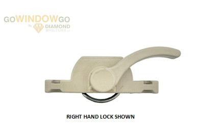 Right Hand double hung sash lock: 