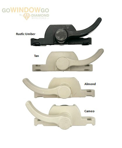 Right Hand double hung sash lock: 