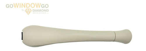 Almond Roto  Folding Crank Handle:  reversible for left or right hand casements