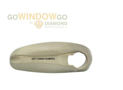 Roto Hardware Operator Cover – Left Hand Tan Plastic Crank Cover