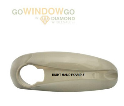 Roto Hardware Operator Cover – Right Hand Tan Plastic crank Cover