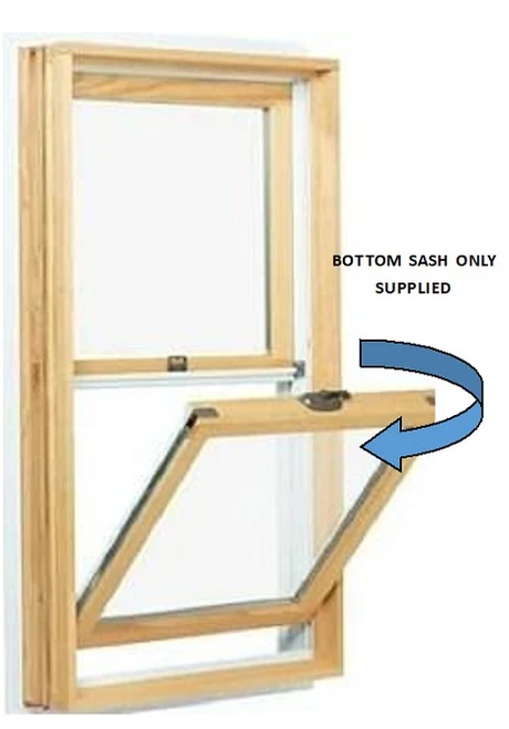 Rings End: BOTTOM SASH ONLY  For replacment kit , clear low-e 272 glass primed interior primed wood exterior, wide rail sash silver spacer. SASH OSM = 21 15/16 x 29 1/2 ( ref QT# 400 MJC)  Note price is per each sash