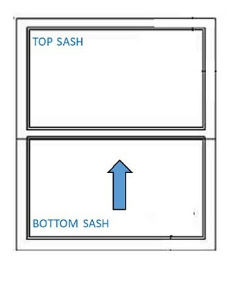 Sash only for large single window for Mears Park Single window (sold as each)