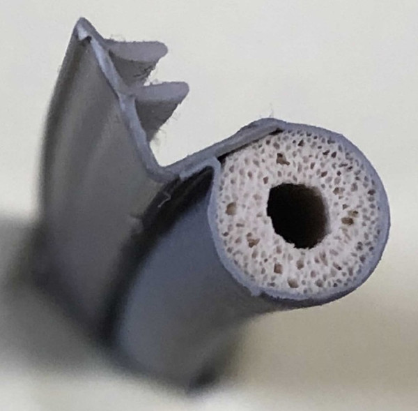 Lincoln 197812 weather strip for bottom rail of bottom sash, and goes