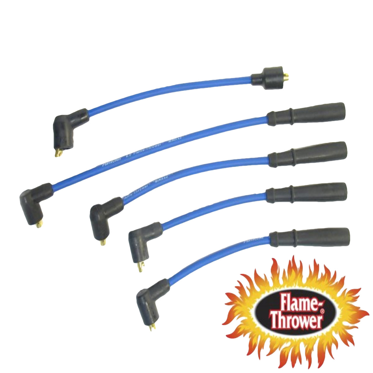 Ignition Wire Set 8mm Blue Triumph TR3 to TR4A - British