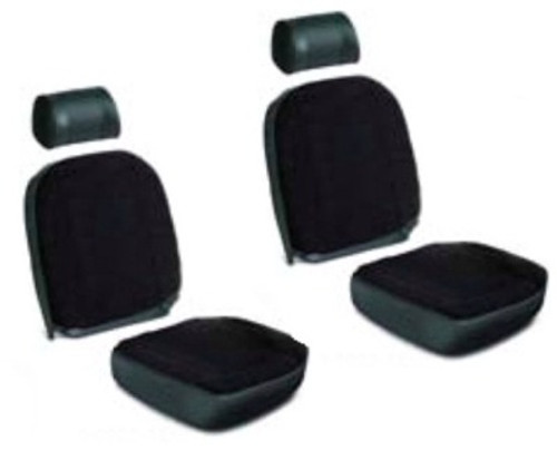 Seat Cover Kit, Black Vinyl, MGB 73 to 76