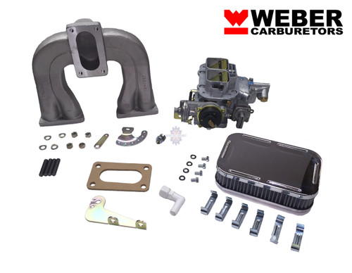 Carburetor Conversion Kit, Weber DGV MG Midget 1500, Spitfire 1300 1500 Electric Choke