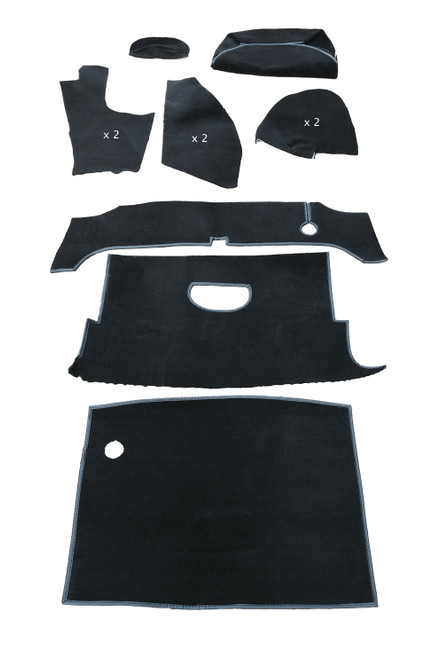 Trunk Carpet Set Deluxe 11-pc MGB and MGC