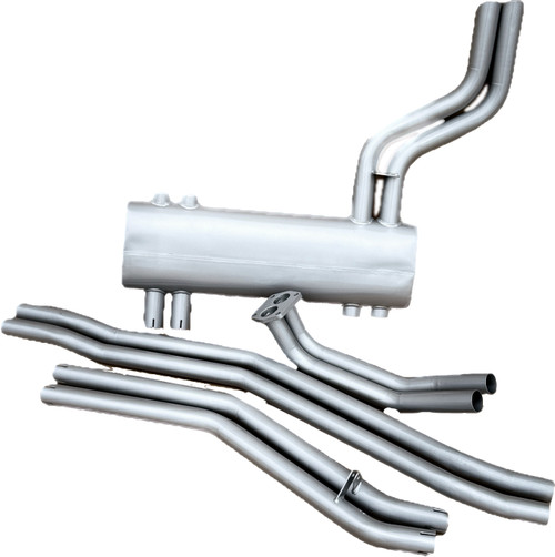 Exhaust System Mild Steel Dual TR6 72-76